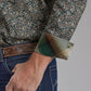 Roper Oak Forest Paisley (Brown) - Men's Western Shirt