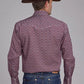 Roper 2153 Highway Foulard (Red) - Men's Western Shirt