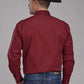 Roper 2163 Stretch Diamond Print (Red) - Men's Western Shirt