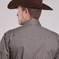 Roper 2594 Stretch Foulard (Grey) - Men's Western Shirt
