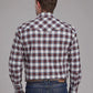 Roper 2164 Stretch Plaid (Brown) - Men's Western Shirt