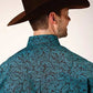 Roper 1377 Agave Paisley (Blue) - Men's Western Shirt