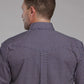 Roper 2157 Diamond Eye Geo (Blue) - Men's Western Shirt