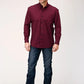 Roper 1847 Four Leaf Foulard (Red) - Men's Western Shirt