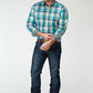 Roper 1939 Waters Edge Plaid (Blue) - Men's Western Shirt
