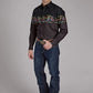 Roper 2121 Bullriders Scene (Black) - Men's Western Shirt