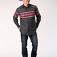 Roper 1812 Aztec Border (Black) - Men's Western Shirt