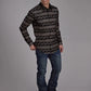 Roper 2117 Rodeo Stripe (Black) - Men's Western Shirt