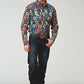 Roper 1909 Vintage Patchwork Print (Multi) - Men's Western Shirt