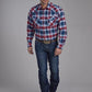 Roper 2205 Flannel (Red) - Men's Western Shirt