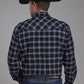 Roper 2205 Flannel (Black) - Men's Western Shirt