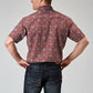 Roper 1896 Vintage Paisley (Red) - Men's Short Sleeve Shirt