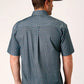 Roper 1451 Cottage Foulard (Blue) - Men's Short Sleeve Shirt