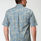 Roper 1933 Delft Paisley (Blue) - Men's Short Sleeve Shirt