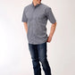 Roper 1133 Bell Foulard (Navy) - Men's Short Sleeve Shirt