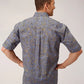Roper 1556 Valley Paisley (Brown) - Men's Short Sleeve Shirt