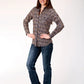 Roper 1841 Vintage Paisley (Brown) - Women's Western Shirt