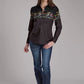 Roper 2121 Bullriders Border (Black) - Women's Western Shirt