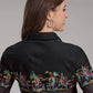 Roper 2121 Bullriders Border (Black) - Women's Western Shirt