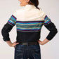 Roper 1296 Serape Border (Black) - Women's Western Shirt