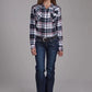 Roper 2206 Unlined Flannel (Black) - Women's Western Shirt
