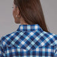 Roper 2206 Unlined Flannel (Blue) - Women's Western Shirt