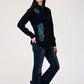 Roper 1947 Embroidery Corduroy (Black) - Women's Western Shirt
