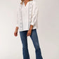 Roper 1599 3/4 Sleave (White) - Women's Western Blouse