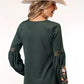 Roper 1792 Poly Crepe (Grey) - Women's Western Blouse