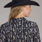 Roper 2422 Vintage Floral (Black) - Women's Western Blouse