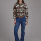 Roper 2201 Icon Aztec (Brown) - Women's Western Shirt