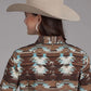 Roper 2201 Icon Aztec (Brown) - Women's Western Shirt