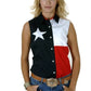 Roper Pieced Texas Flag (Multi) - Women's Sleeveless Shirt