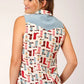 Roper 1607 Boot Print (Multi) - Women's Sleeveless Shirt