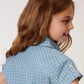 Roper Purple Sage (Blue) - Girl's Western Snap Shirts