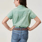 Roper Five Star Girls (Blue) - Girl's Western Snap Shirts