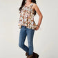 Roper Feather Toss (Multi) - Girl's Western Tank