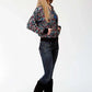 Roper 0982 Flower Bomber (Black) - Women's Jacket