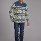 Roper 2321 Aztec (Navy) - Men's Fleece Pullover