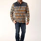 Roper 1815 Aztec (Orange) - Men's Fleece Pullover