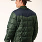 Roper 1473 Poly Filled (Navy/Green) - Men's Jacket
