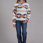Roper 2322 Aztec (White) - Women's Fleece Pullover