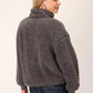 Sudadera de felpa polar corta Roper (Gris) - Sudadera polar para mujer