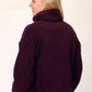 Jersey Polar Cropped Roper (Burdeos) - Jersey de forro polar para mujer