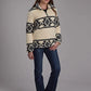 Roper 2260 Aztec (Cream) - Women's Fleece Pullover