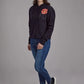 Roper 2272 Flower Print (Black) - Women's Hoodie Sweatshirt
