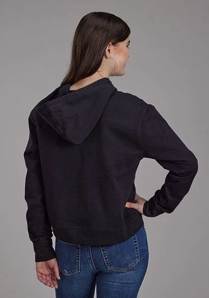 Roper 2272 Flower Print (Black) - Women's Hoodie Sweatshirt