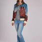 Roper 2532 Desert View (Multi) - Women's Bomber Jacket