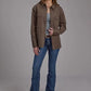 Roper 2298 Twill Oversized (Brown) - Women's Shirt Jacket