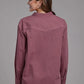 Roper 2298 Twill Oversized (Wine) - Women's Shirt Jacket